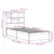 Produktbild 12 för Sängram utan madrass 90x200 cm massiv furu