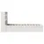 Produktbild 6 för Sängram utan madrass vit 90x200 cm massiv furu