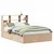 Produktbild 2 för Sängram utan madrass 140x190 cm massiv furu