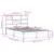 Produktbild 12 för Sängram utan madrass 140x190 cm massiv furu