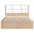 Produktbild 4 för Sängram utan madrass 120x190 cm massiv furu