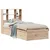 Produktbild 2 för Sängram utan madrass 75x190 cm massiv furu