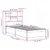 Produktbild 12 för Sängram utan madrass 75x190 cm massiv furu