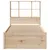 Produktbild 4 för Sängram utan madrass 75x190 cm massiv furu