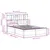 Produktbild 11 för Sängram utan madrass 150x200 cm massiv furu