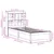 Produktbild 11 för Sängram utan madrass vit 90x200 cm massiv furu