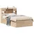 Produktbild 2 för Sängram utan madrass 135x190 cm massiv furu