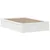Produktbild 5 för Sängram utan madrass vit 135x190 cm massiv furu