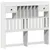 Produktbild 8 för Sängram utan madrass vit 135x190 cm massiv furu