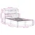 Produktbild 11 för Sängram utan madrass vit 120x190 cm massiv furu