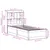 Produktbild 11 för Sängram utan madrass vit 90x190 cm massiv furu