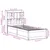 Produktbild 11 för Sängram utan madrass vit 75x190 cm massiv furu