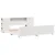 Produktbild 3 för Sängram utan madrass vit 180x200 cm massiv furu