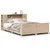 Produktbild 2 för Sängram utan madrass 150x200 cm massiv furu