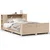 Produktbild 2 för Sängram utan madrass 120x200 cm massiv furu