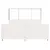 Produktbild 4 för Sängram utan madrass vit 120x200 cm massiv furu