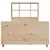 Produktbild 4 för Sängram utan madrass 90x200 cm massiv furu