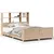 Produktbild 2 för Sängram utan madrass 120x190 cm massiv furu