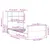 Produktbild 12 för Sängram utan madrass 75x190 cm massiv furu