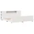 Produktbild 3 för Sängram utan madrass vit 200x200 cm massiv furu