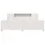 Produktbild 4 för Sängram utan madrass vit 200x200 cm massiv furu