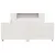 Produktbild 4 för Sängram utan madrass vit 140x200 cm massiv furu