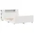 Produktbild 3 för Sängram utan madrass vit 135x190 cm massiv furu