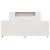 Produktbild 4 för Sängram utan madrass vit 135x190 cm massiv furu