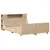 Produktbild 3 för Sängram utan madrass 120x190 cm massiv furu
