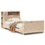 Produktbild 2 för Sängram utan madrass 100x200 cm massiv furu