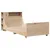 Produktbild 3 för Sängram utan madrass 100x200 cm massiv furu