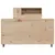 Produktbild 4 för Sängram utan madrass 100x200 cm massiv furu