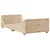 Produktbild 5 för Sängram utan madrass 75x190 cm massiv furu