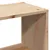 Produktbild 10 för Säng med bokhylla utan madrass 90x190 cm massiv trä