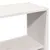 Produktbild 10 för Säng med bokhylla utan madrass vit 140x200 cm massiv trä