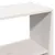 Produktbild 10 för Säng med bokhylla utan madrass vit 160x200 cm massiv trä