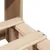 Produktbild 9 för Säng med bokhylla utan madrass 90x190 cm massiv trä