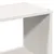 Produktbild 10 för Säng med bokhylla utan madrass vit 90x190 cm massiv trä