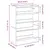 Produktbild 9 för Skohylla sonoma-ek 80x25x61,5 cm konstruerat trä