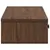 Produktbild 5 för Vägghylla med lådor brun ek 60x25x15 cm konstruerat trä