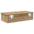 Produktbild 6 för Vägghylla med lådor ek 60x25x15 cm konstruerat trä