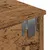 Produktbild 9 för Vägghylla med lådor åldrat trä 80x31x17 cm konstruerat trä
