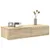 Produktbild 3 för Vägghylla med lådor sonoma-ek 80x33x17 cm konstruerat trä