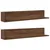 Produktbild 2 för Vägghyllor 2 st brun ek 100x16,5x16,5 cm konstruerat trä