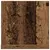 Produktbild 6 för Vägghyllor 2 st åldrat trä 100x16,5x16,5 cm konstruerat trä