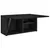 Produktbild 5 för Väggskåp för badrum svart 60x25x30 cm konstruerat trä