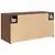 Produktbild 8 för Väggskåp för badrum brun ek 60x25x30 cm konstruerat trä