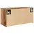 Produktbild 8 för Väggskåp för badrum åldrat trä 60x25x30 cm konstruerat trä