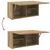 Produktbild 9 för Väggskåp för badrum artisan ek 60x25x30 cm konstruerat trä