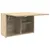 Produktbild 5 för Väggskåp för badrum sonoma-ek 60x25x40 cm konstruerat trä